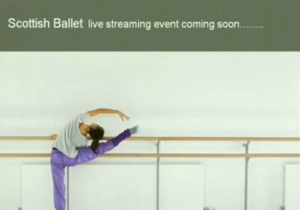Thursday at The Theater Scottish Ballet Company Class Webcast